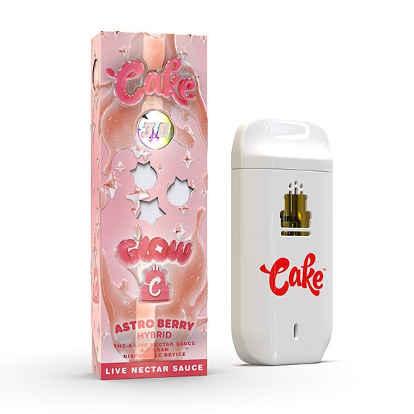 Cake Glow Astro Berry Hybrid Vape - 3g THC-A Disposable DC LLC Cake Glow Astro Berry Hybrid Vape - 3g THC-A Disposable DC LLC