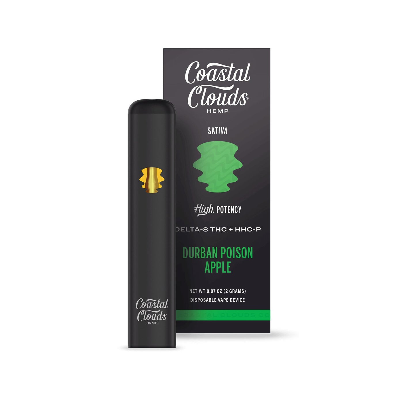 Durban Poison Apple - Coastal Clouds Disposable -Coastal Clouds