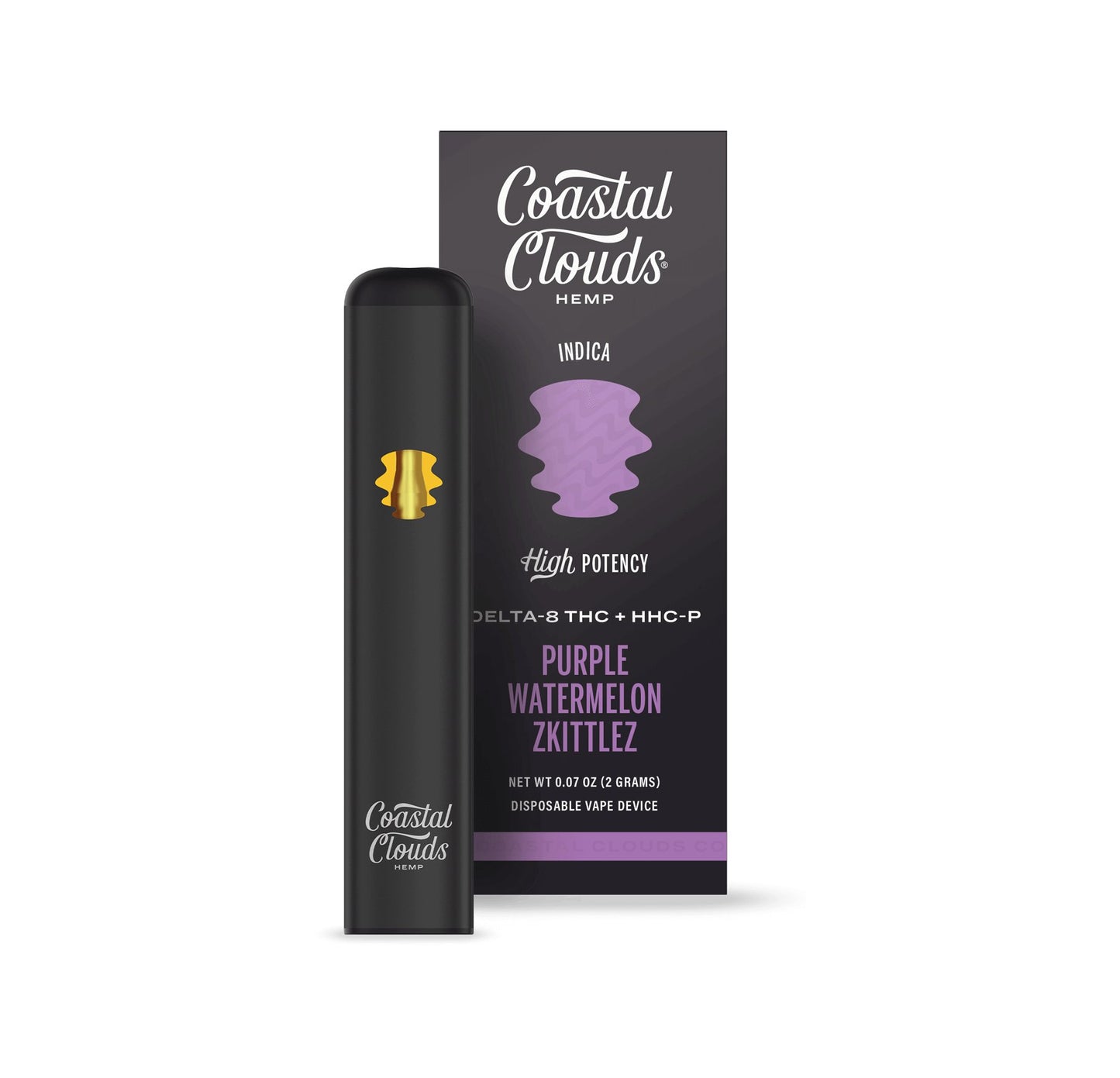 Purple Watermelon Zkittlez - Coastal Clouds Disposable -Coastal Clouds
