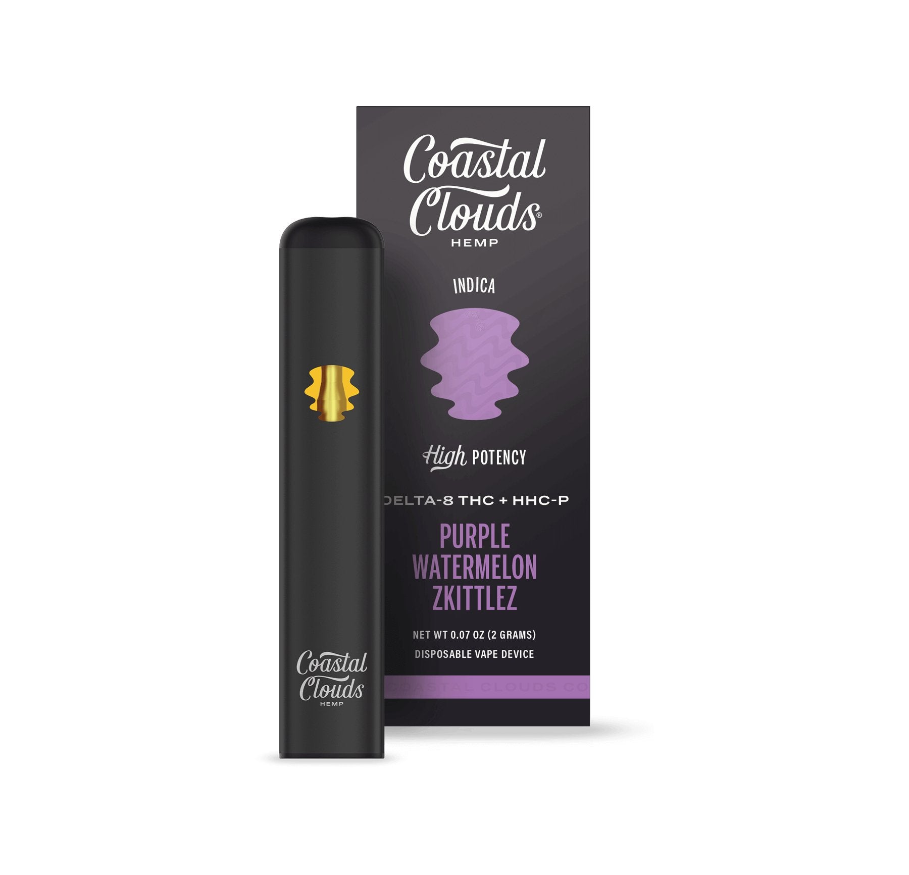 Purple Watermelon Zkittlez - Coastal Clouds Disposable -Coastal Clouds