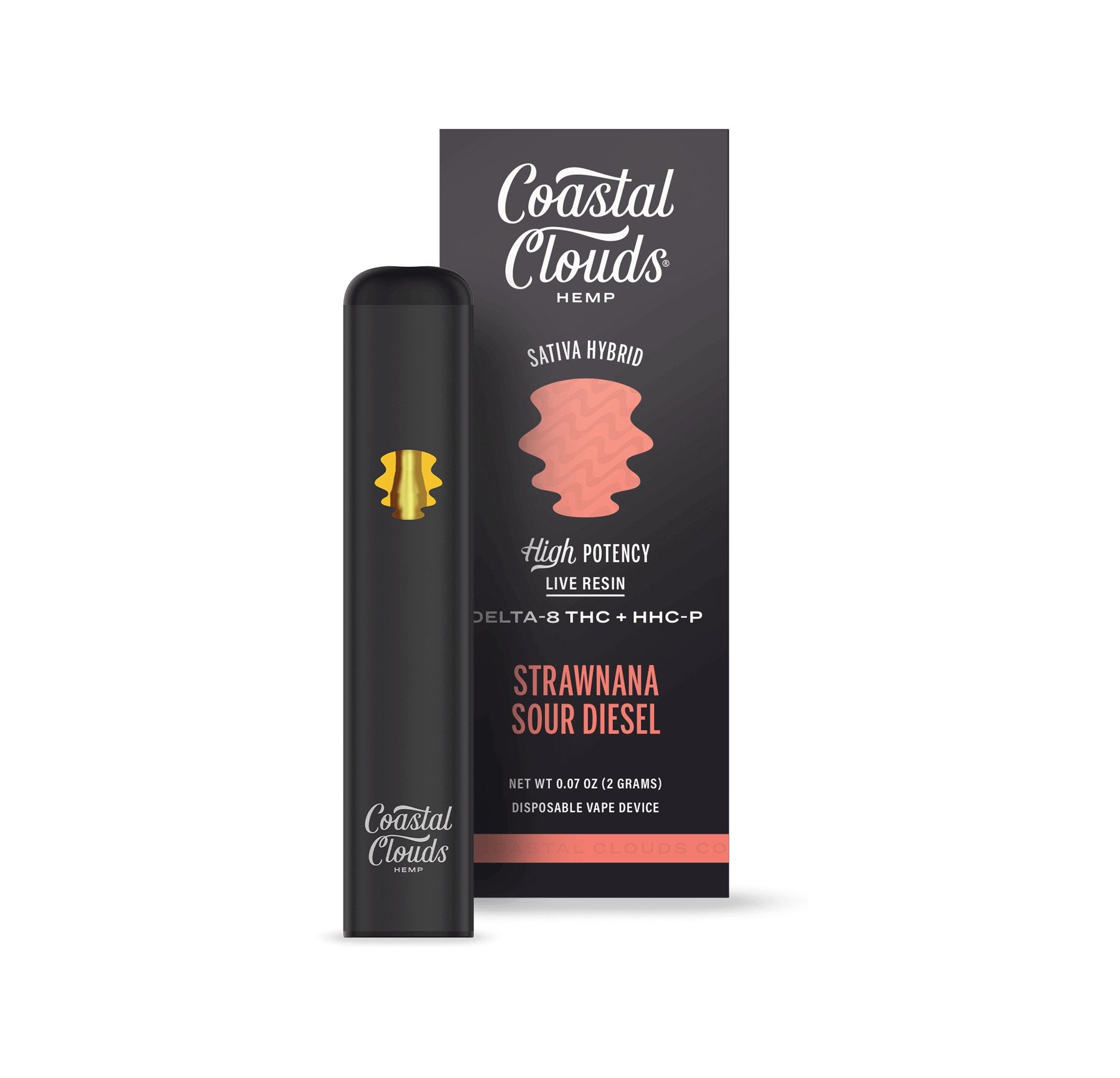 coastal clouds disposable vape Strawnana Sour Diesel