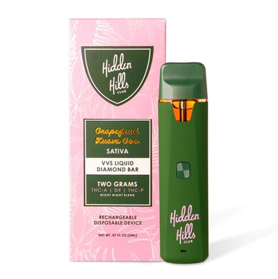 Grapefruit Zuava Goo - Hidden Hills VVS Liquid Diamond Disposable 2G -Hidden Hills