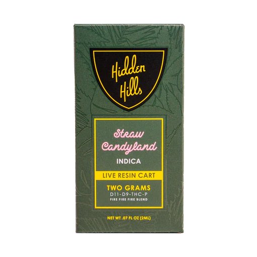 Straw Candyland - Hidden Hills Live Resin Cart 2g -Hidden Hills