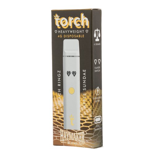 Peach Ringz & Apple Sundae - Torch Heavyweight Haymaker Disposable 4G -Torch