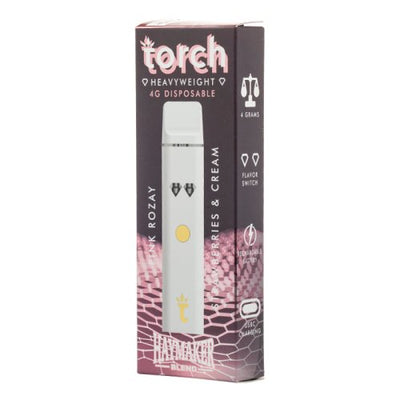Pink Rozay & Strawberries & Cream - Torch Heavyweight Haymaker Disposable 4G -Torch