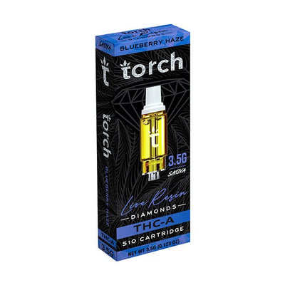 Blueberry Haze - Torch Live Resin Diamonds Cart -Torch