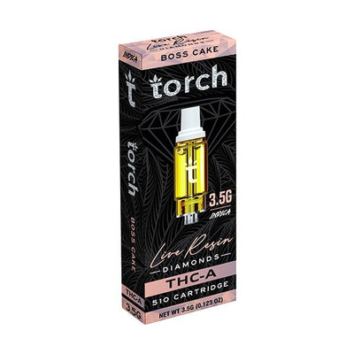 Boss Cake - Torch Live Resin Diamonds Cart -Torch