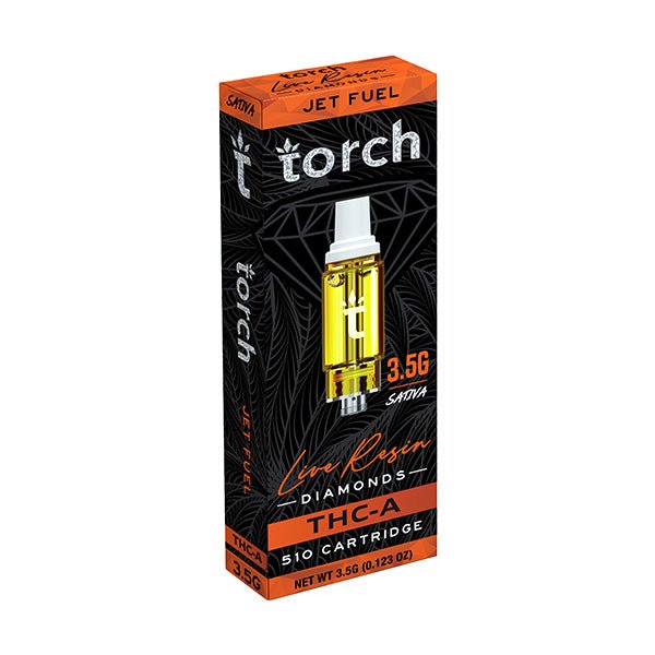Jet Fuel - Torch Live Resin Diamonds Cart -Torch