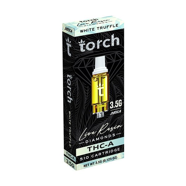 White Truffle - Torch Live Resin Diamonds Cart -Torch