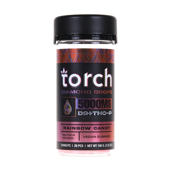 Rainbow Candy - Torch Diamond Drop Blend Gummies 5000MG -Torch