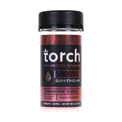 Rainbow Candy - Torch Diamond Drop Blend Gummies 5000MG -Torch