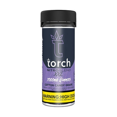 Cotton Candy Grap - Torch Nitro Blend XXL Gummies 7000MG -Torch