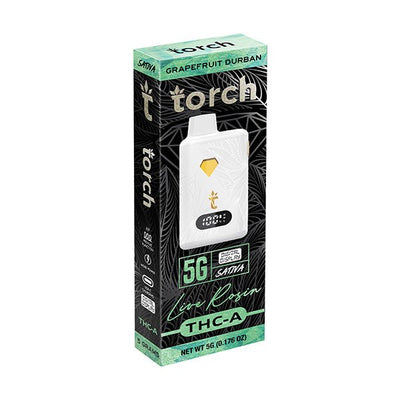 Grapefruit Durban - Torch THC-A Live Rosin Disposable Vape 5G -Torch