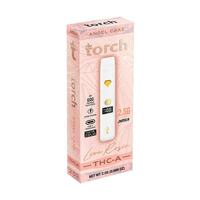 Angel Cake - Torch THC-A Live Rosin Disposable Vape 2.5G -Torch