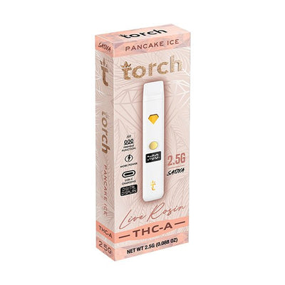 Pancake Ice - Torch THC-A Live Rosin Disposable Vape 2.5G -Torch
