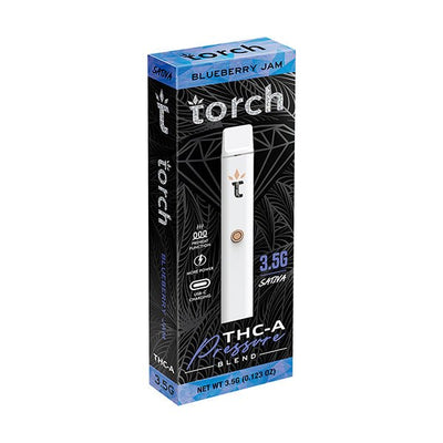 Blueberry Jam - Torch THC-A Pressure Blend Disposable Vape 3.5G -Torch