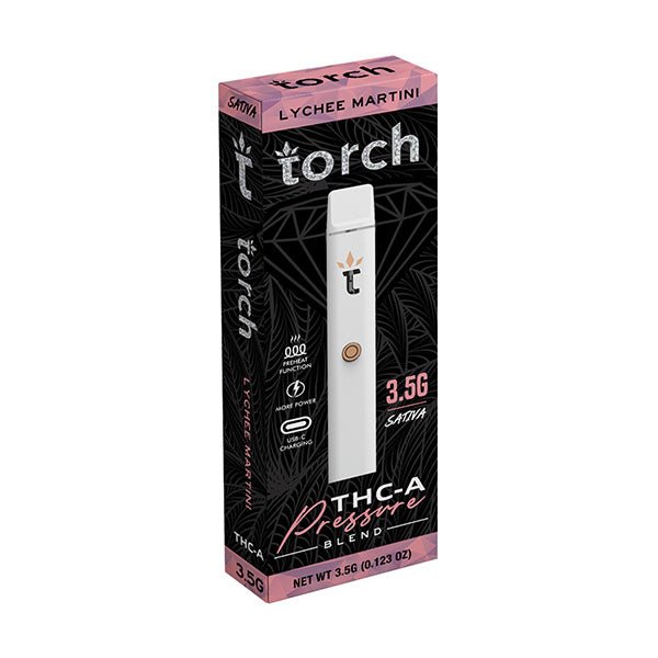 Lychee Martini - Torch THC-A Pressure Blend Disposable Vape 3.5G -Torch