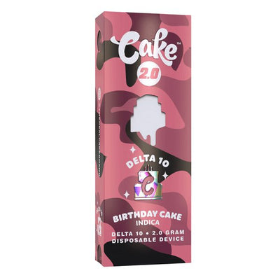 Birthday Cake - CAKE Delta 10 Disposable Vape 2G - Cake - DC LLC