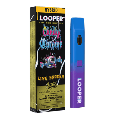 Candy Chrome - Looper Live Badder Disposable -Looper