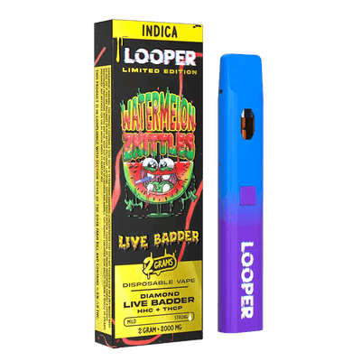 Watermelon Zkittles - Looper Live Badder Disposable -Looper