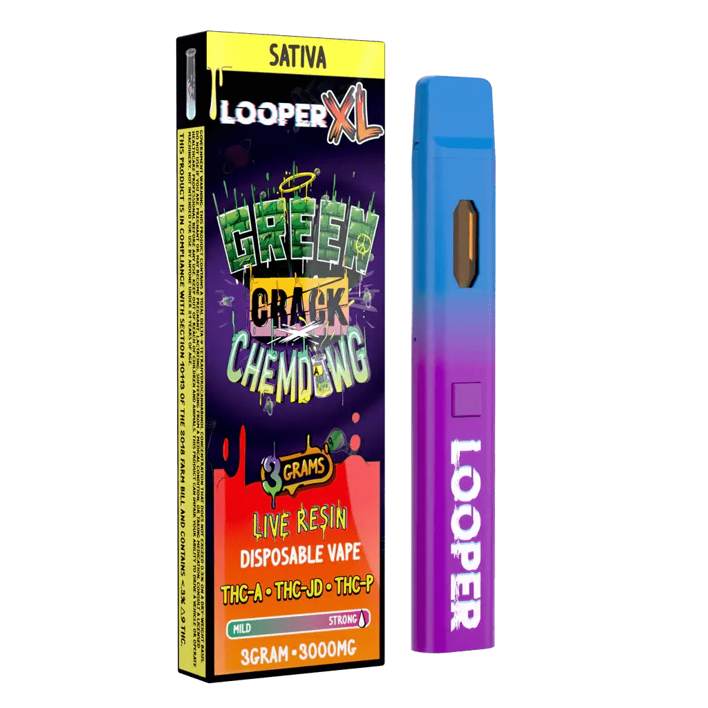 Green Crack X Chemdrawg - Looper Live Resin XL Disposable -Looper