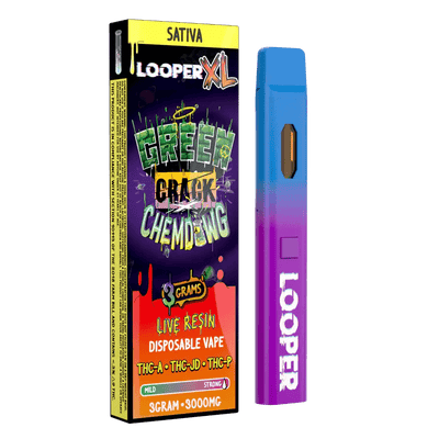 Green Crack X Chemdrawg - Looper Live Resin XL Disposable -Looper