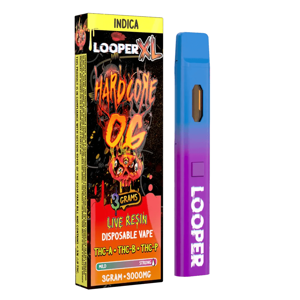 Hardcore OG - Looper Live Resin XL 3g | DeltaCloudz DC LLC Hardcore OG - Looper Live Resin XL 3g | DeltaCloudz DC LLC