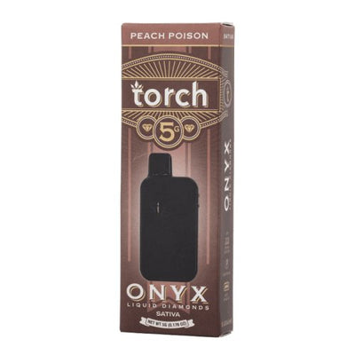 Peach Poison Flavor - Torch Liquid Diamond Disposable Vape 5G -Torch