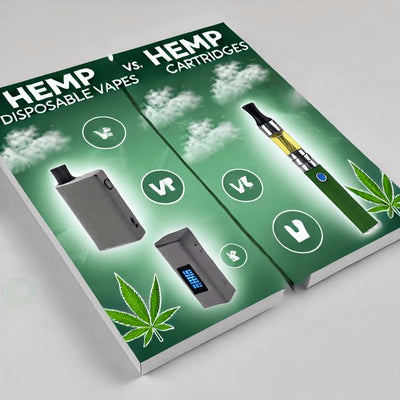 Hemp Disposable Vapes vs. Hemp Cartridges: Which is Right for You? - DeltaCloudz