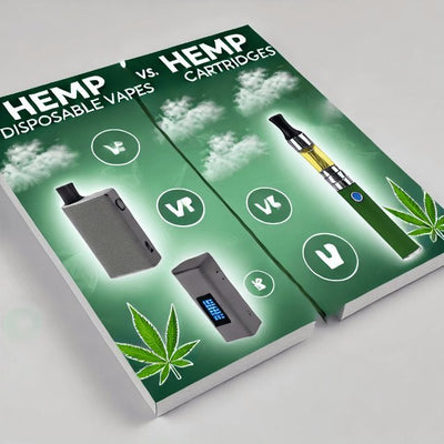 Hemp Disposable Vapes vs. Hemp Cartridges: Which is Right for You? - DC LLC