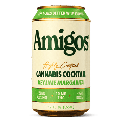 Key Lime Margarita - Amigos Cannabis THC Drink 10mg