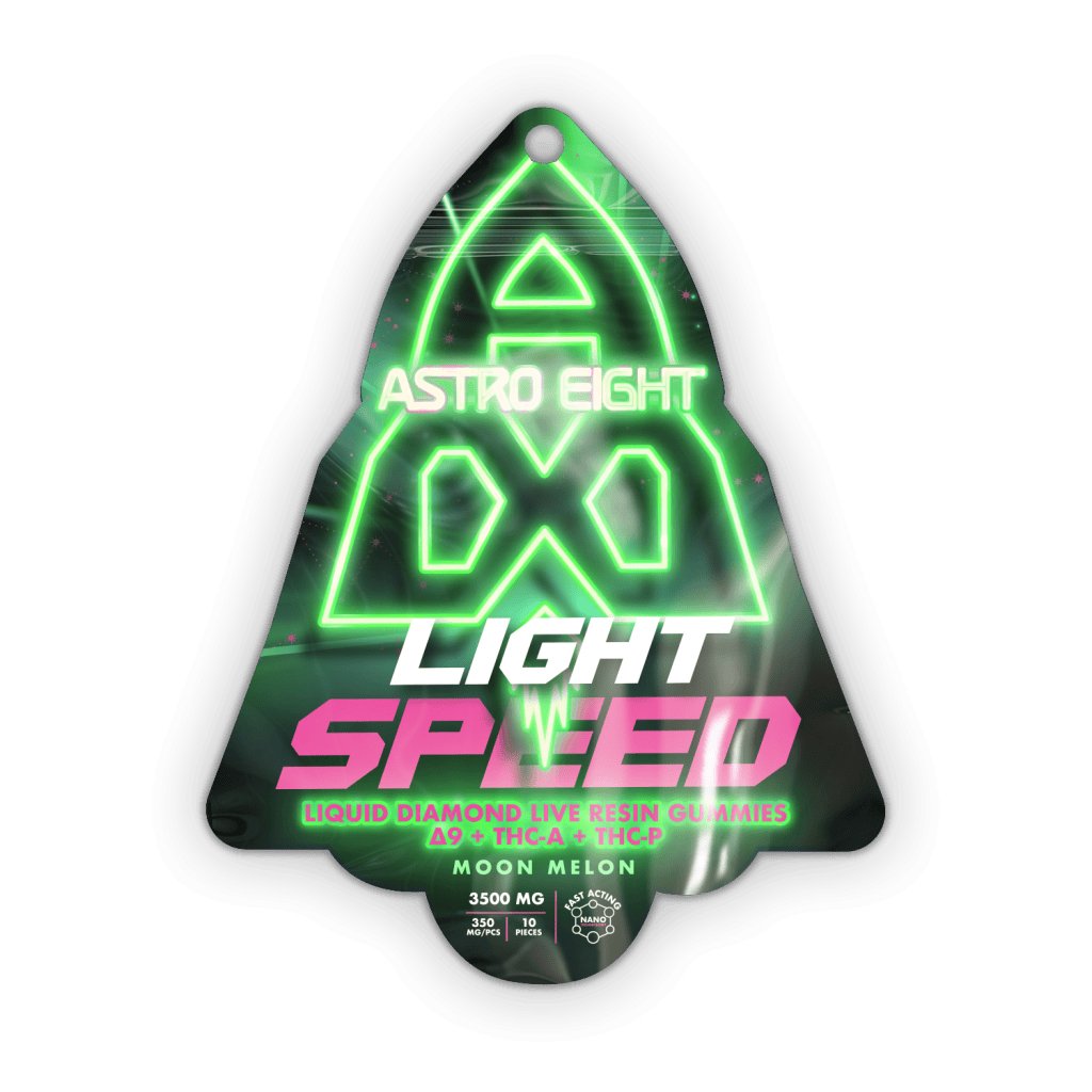 Moon Melon - Astro Eight LightSpeed Nano Gummies 3500MG - Astro Eight