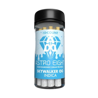 Skywalker OG - Astro Eight THCA Liquid Diamonds Pre - Rolls 10CT - Astro Eight