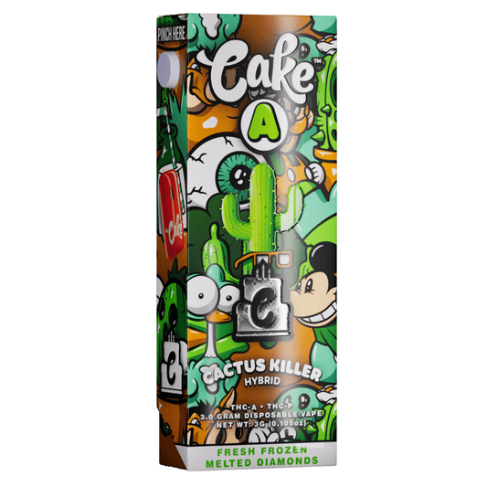 Cactus Killer - Cake A Pebble THC - A Disposable 3G - Cake