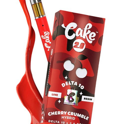 Cherry Crumble - Cake Delta 10 Live Resin Disposable Vape 2G - Cake