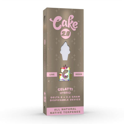 Gelatti - CAKE Delta 8 Live Resin Disposable Vape 2G - Cake