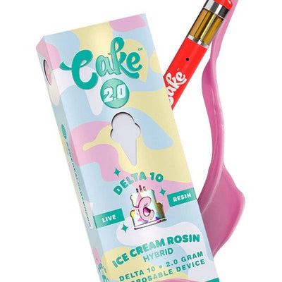 Ice Cream Rosin - Cake Delta 10 Live Resin Disposable Vape 2G - Cake