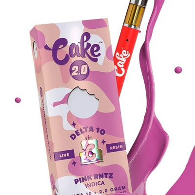 Pink Rntz - Cake Delta 10 Live Resin Disposable Vape 2G - Cake