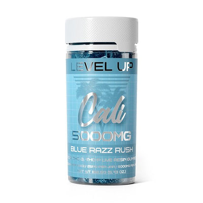 Blue Razz Rush - Cali Extrax Level Up Gummies 5000MG - Cali Extrax