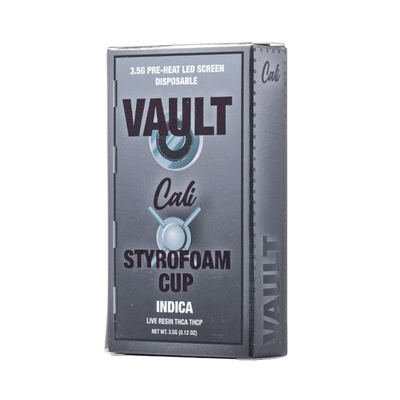 Styrofoam Cups - Cali Extrax Vault Disposable 3.5G - Cali Extrax