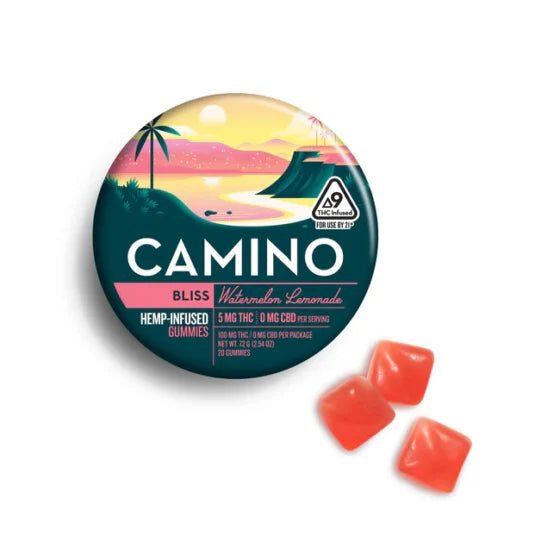 Watermelon Lemonade - Camino Bliss D9 THC Gummies - Camino