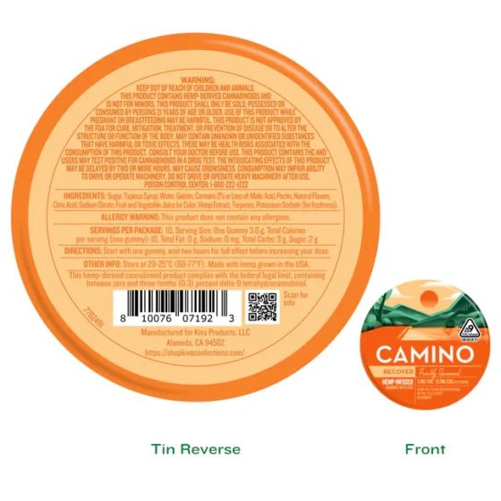 Freshly Squeezed - Camino Recover CBG Gummies - Camino