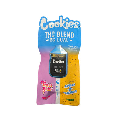Triple Scoop / Apples & Bananas - Cookies Dual Chamber Disposable 2G