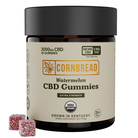 Watermelon - Cornbread Hemp CBD 3000MG Gummies - Cornbread