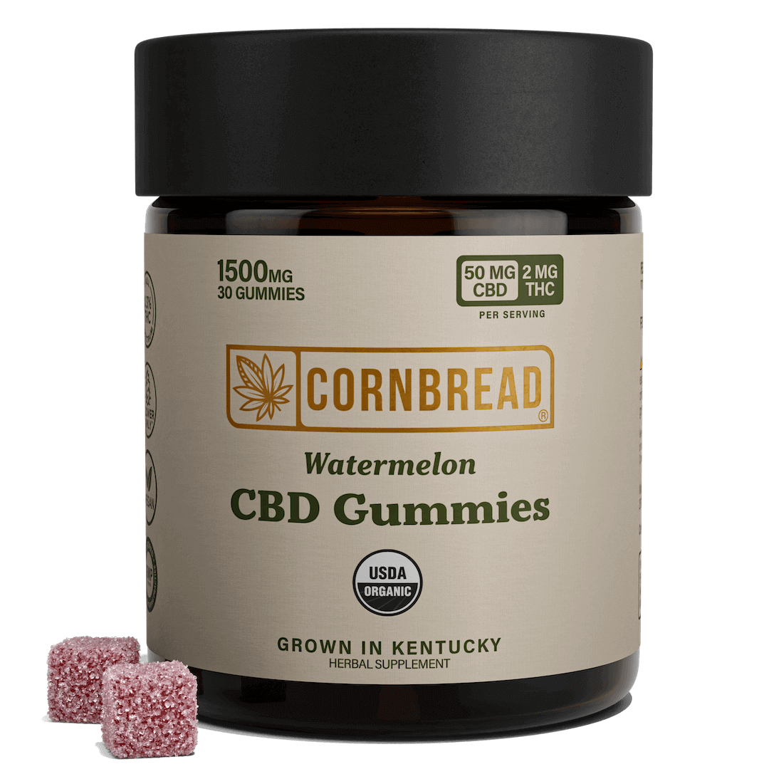 Watermelon - Cornbread Hemp CBD 1500MG Gummies - Cornbread