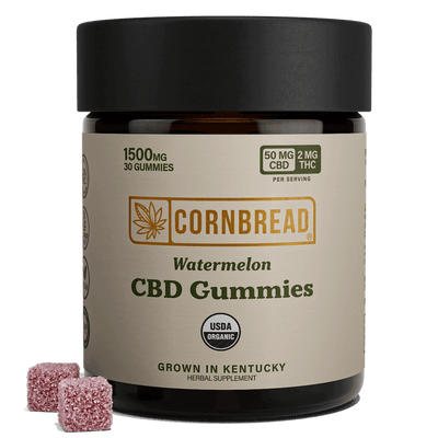 Watermelon - Cornbread Hemp CBD 1500MG Gummies - Cornbread