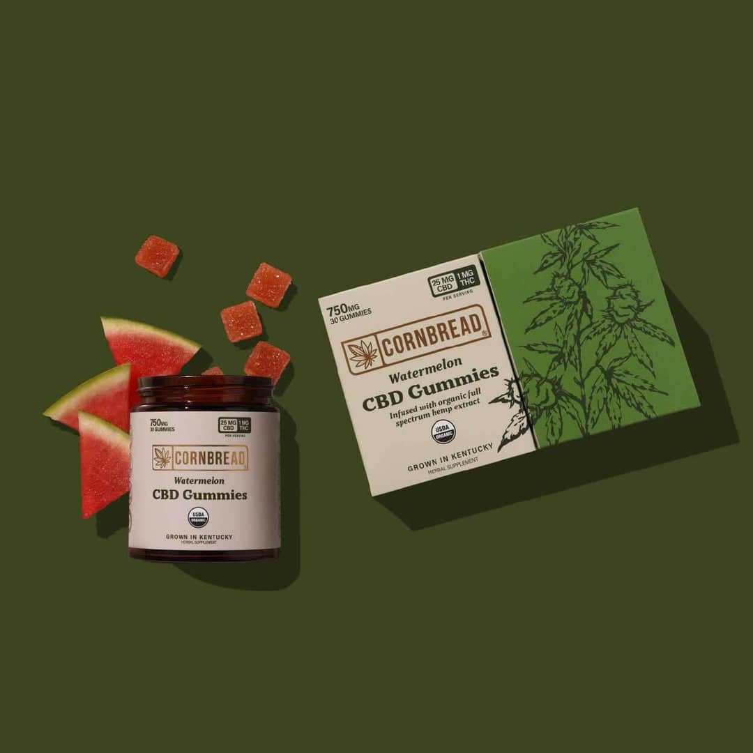 Watermelon - Cornbread Hemp CBD 3000MG Gummies - Cornbread