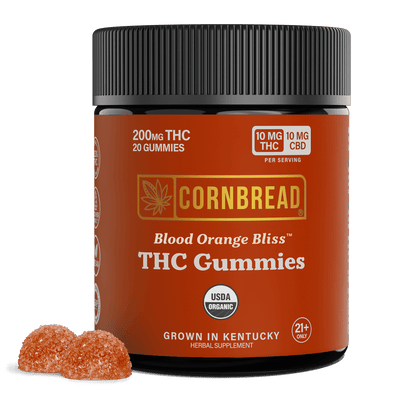Blood Orange Bliss - Cornbread Hemp THC Gummies - Cornbread