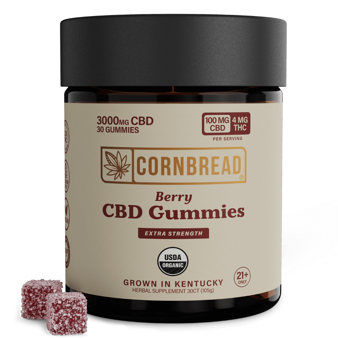 Berry - Cornbread Hemp CBD 3000MG Gummies - Cornbread