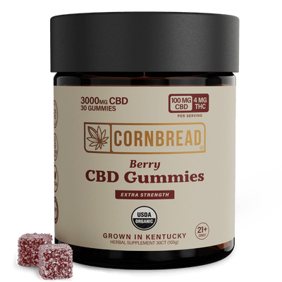 Berry - Cornbread Hemp CBD 3000MG Gummies - Cornbread